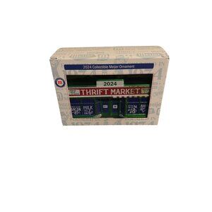 2024 Meijer Thrift Market Collectible Holiday Ornament First in Five Year Series
